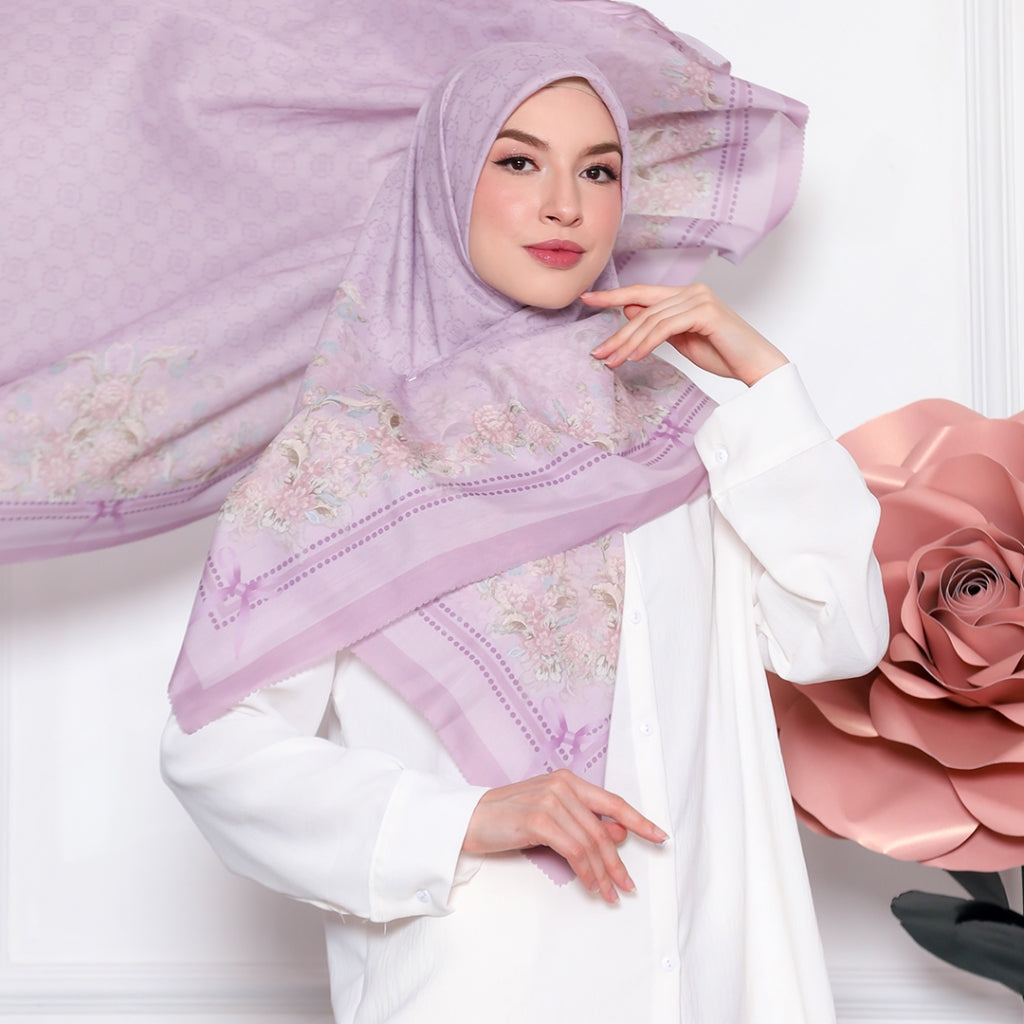 Luisha Embossed Printed Scarf