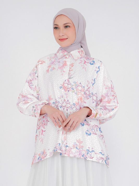 Blouse Alesha Oversize Silk Printed