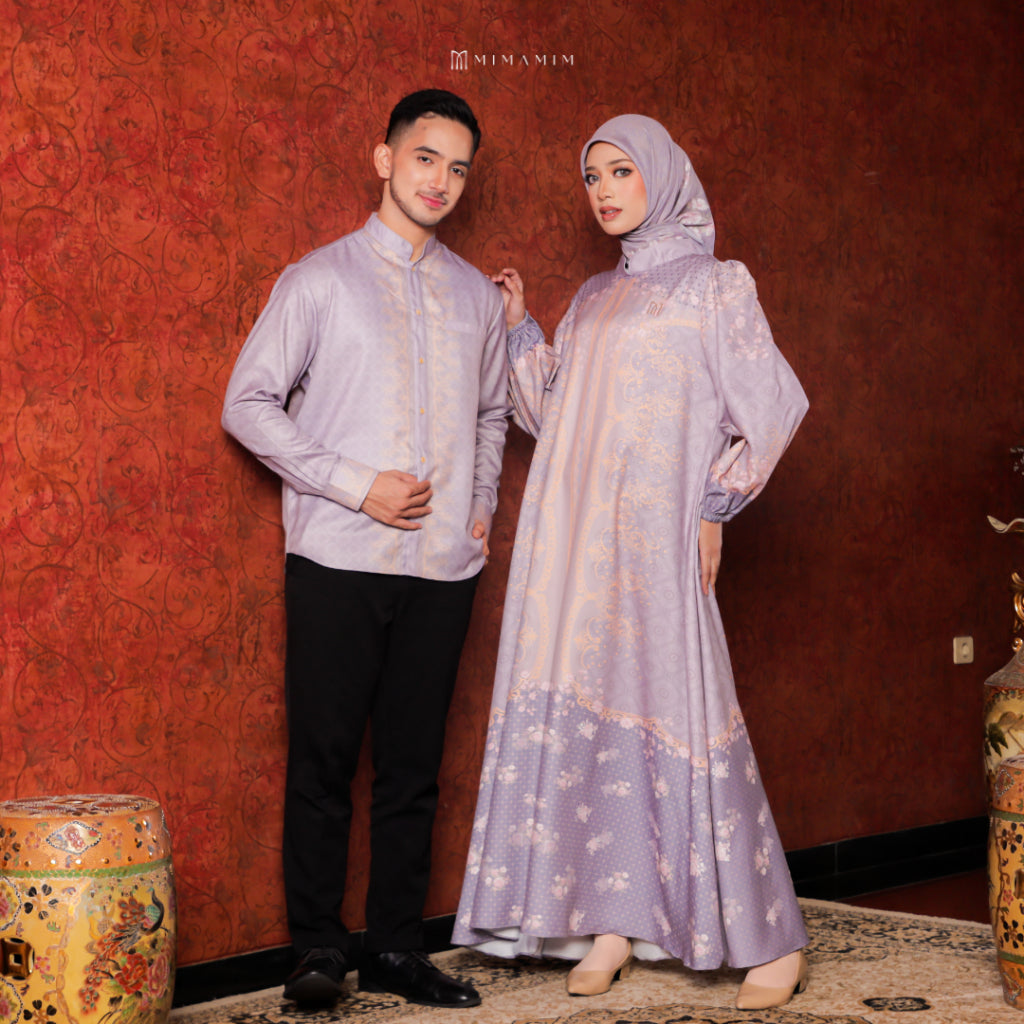 Couple Set Selaras Sahra Purple