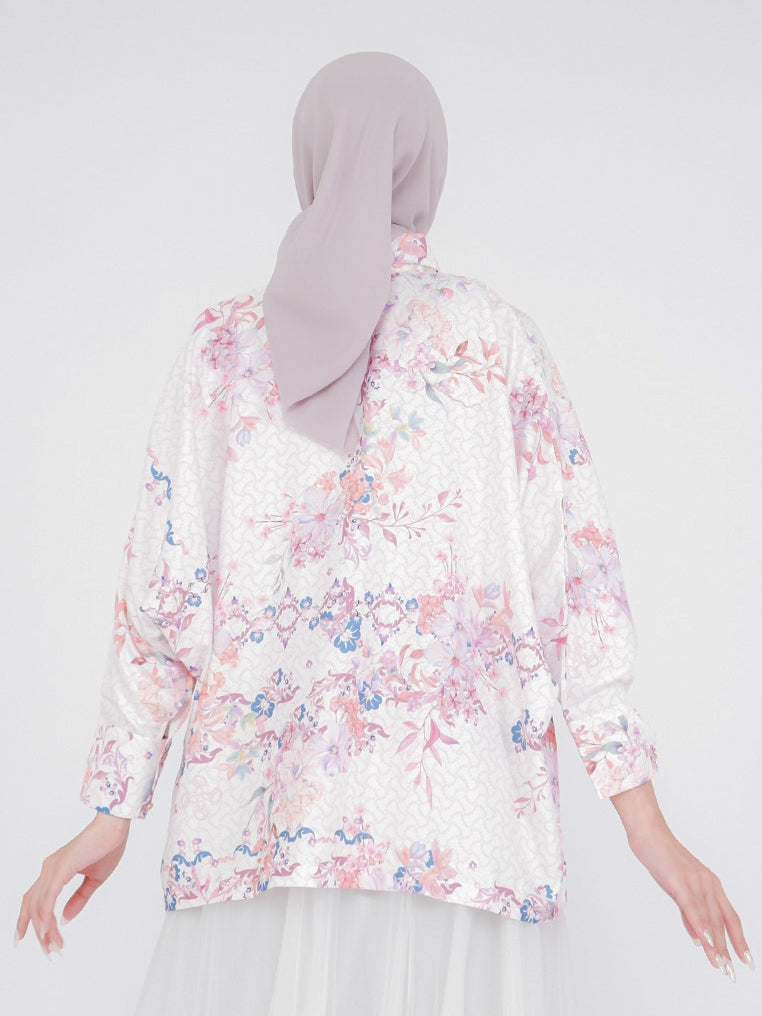 Blouse Alesha Oversize Silk Printed