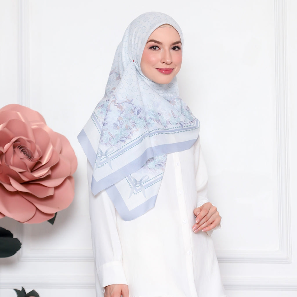 Luisha Embossed Printed Scarf