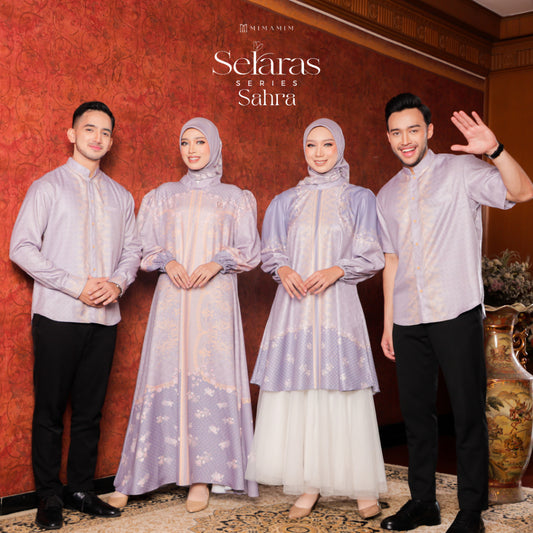 Couple Set Selaras Sahra Purple