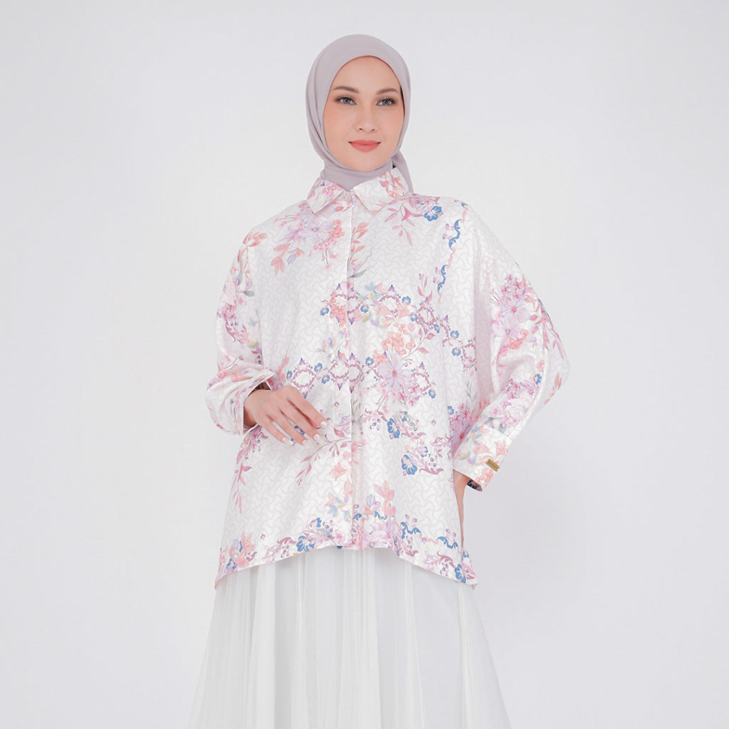 Blouse Alesha Oversize Silk Printed