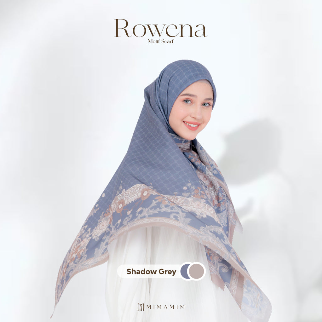 Rowena Embossed Printed Scarf