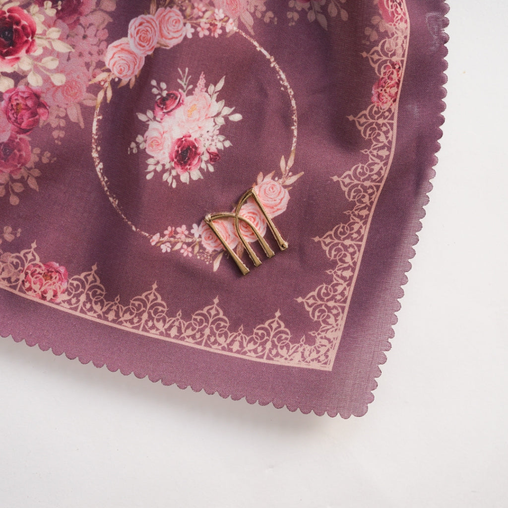 Seruni Embossed Printed Scarf