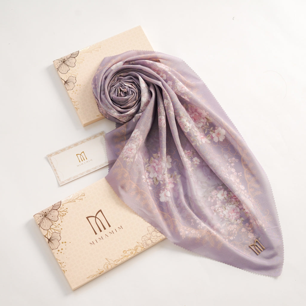 Sahra Embossed Printed Scarf