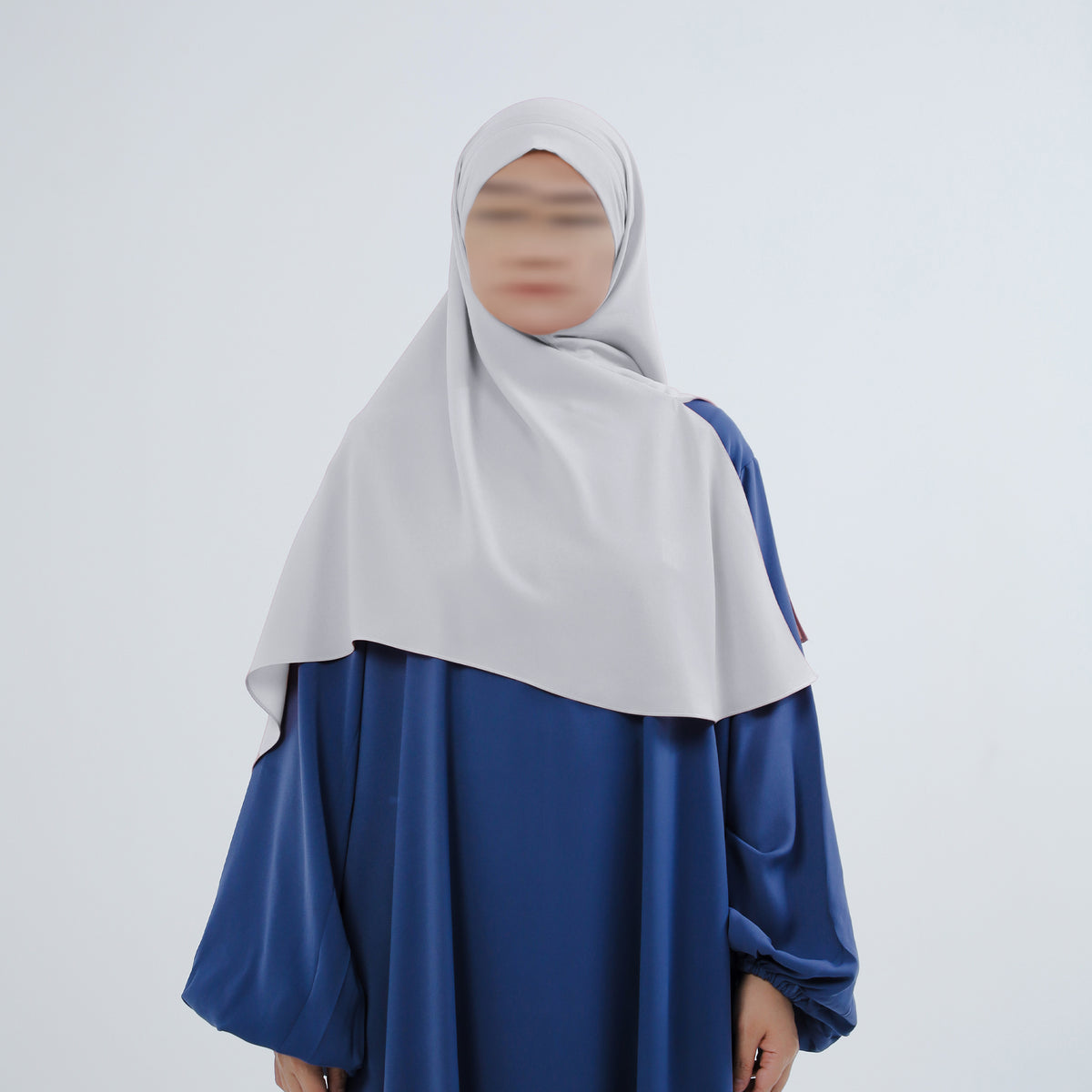 Bushra Khimar Pastel Pink Bandana Instan (Khiban)