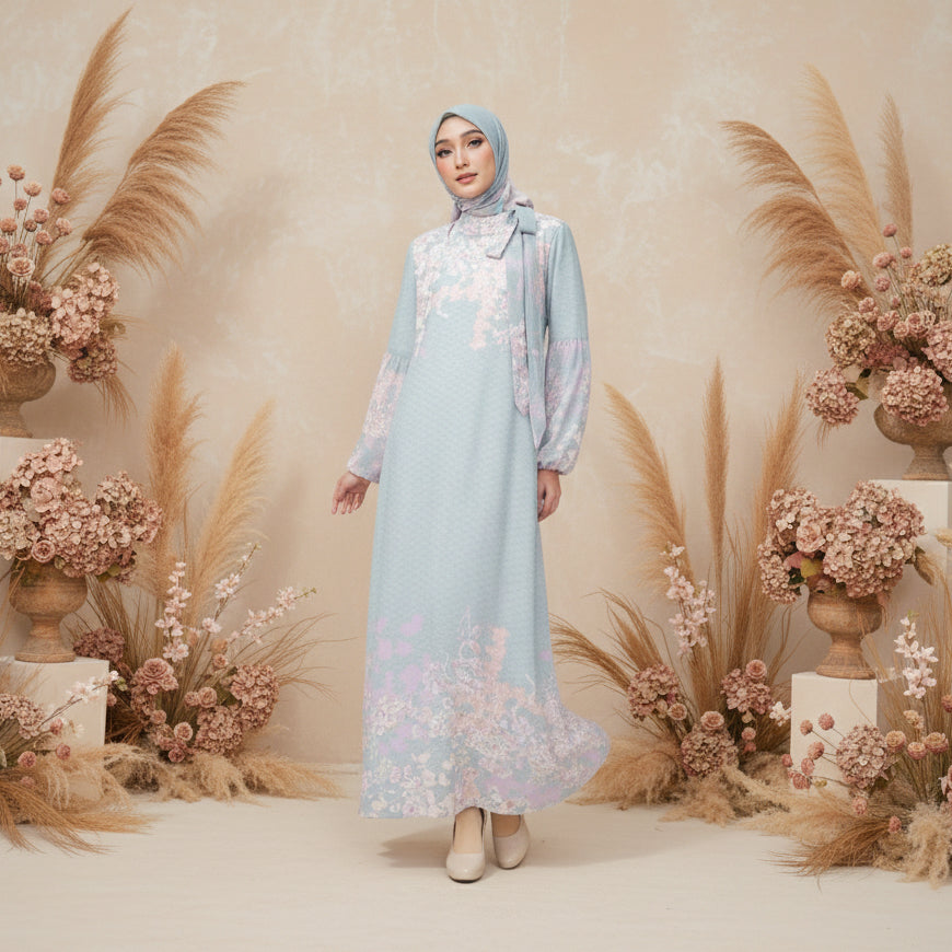 Dress Set Jilbab Kerena