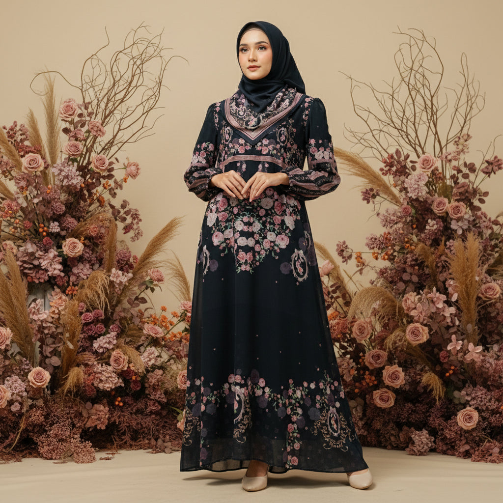 Dress Set Jilbab Viola