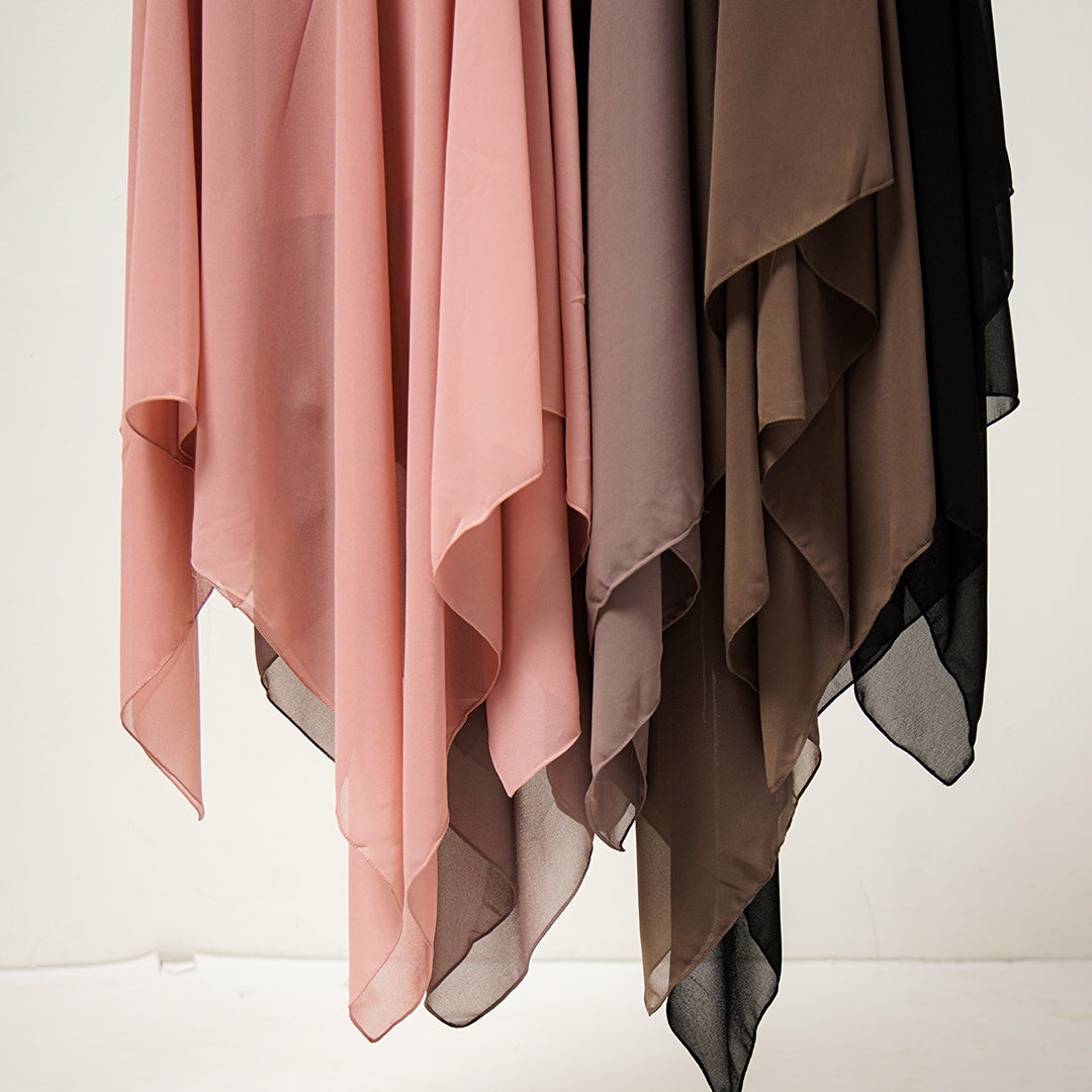 Long Khimar Instan Square Inner Double Layer Hayfa