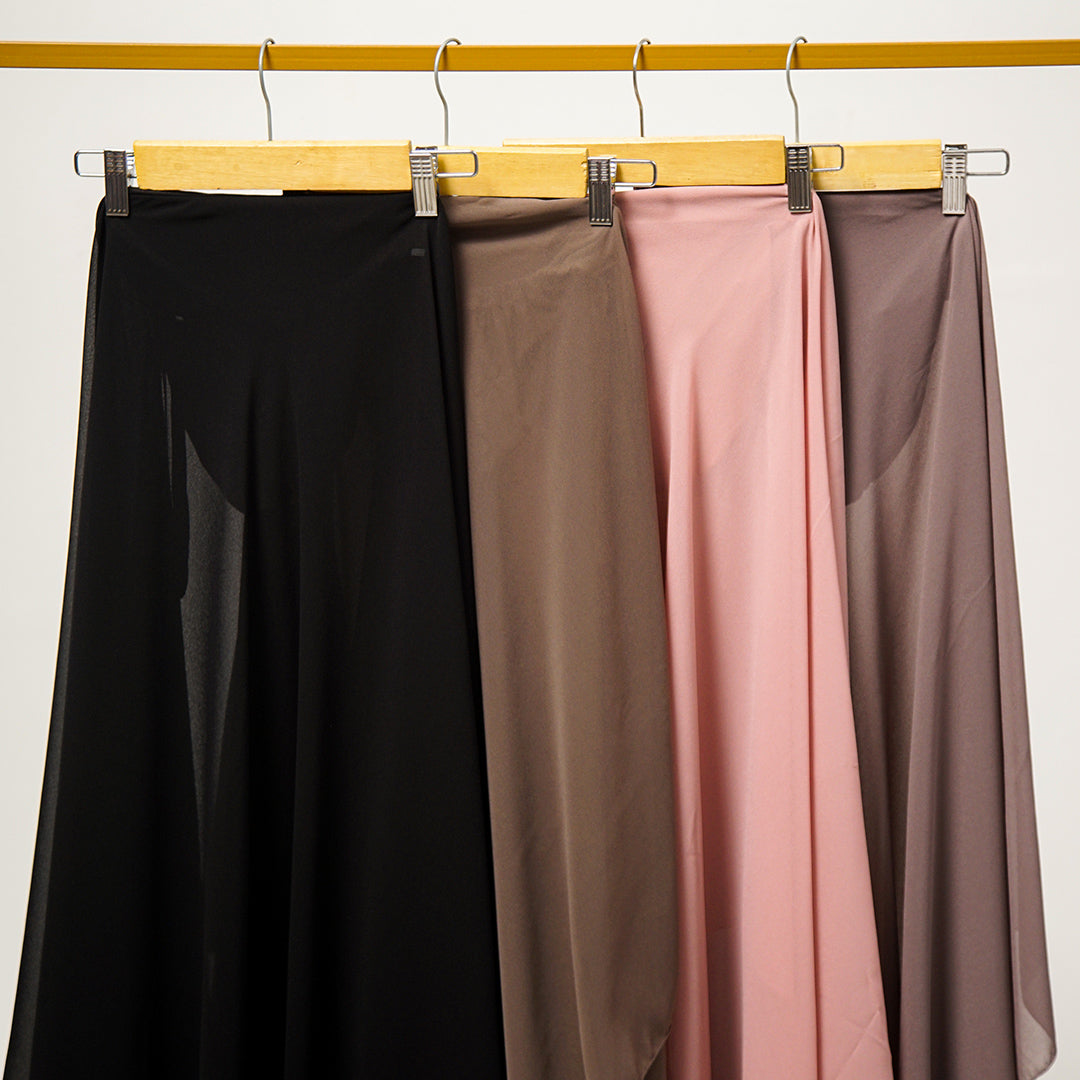 Long Khimar Instan Square Inner Double Layer Hayfa
