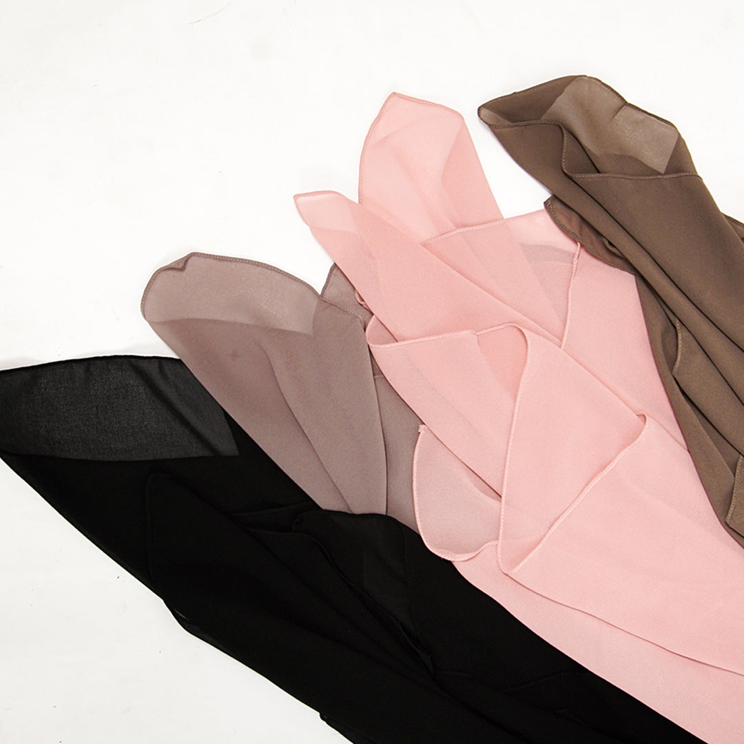 Long Khimar Instan Square Inner Double Layer Hayfa