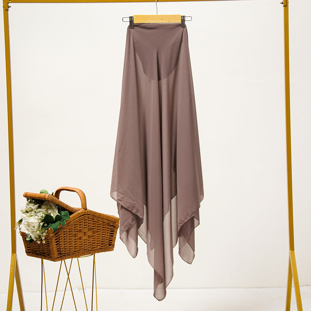 Long Khimar Instan Square Inner Double Layer Hayfa