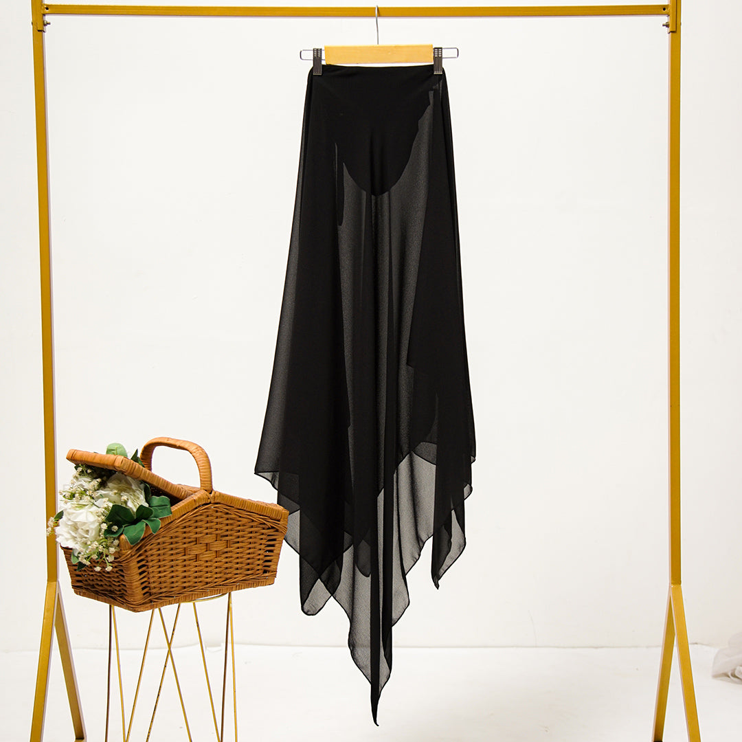 Long Khimar Instan Square Inner Double Layer Hayfa
